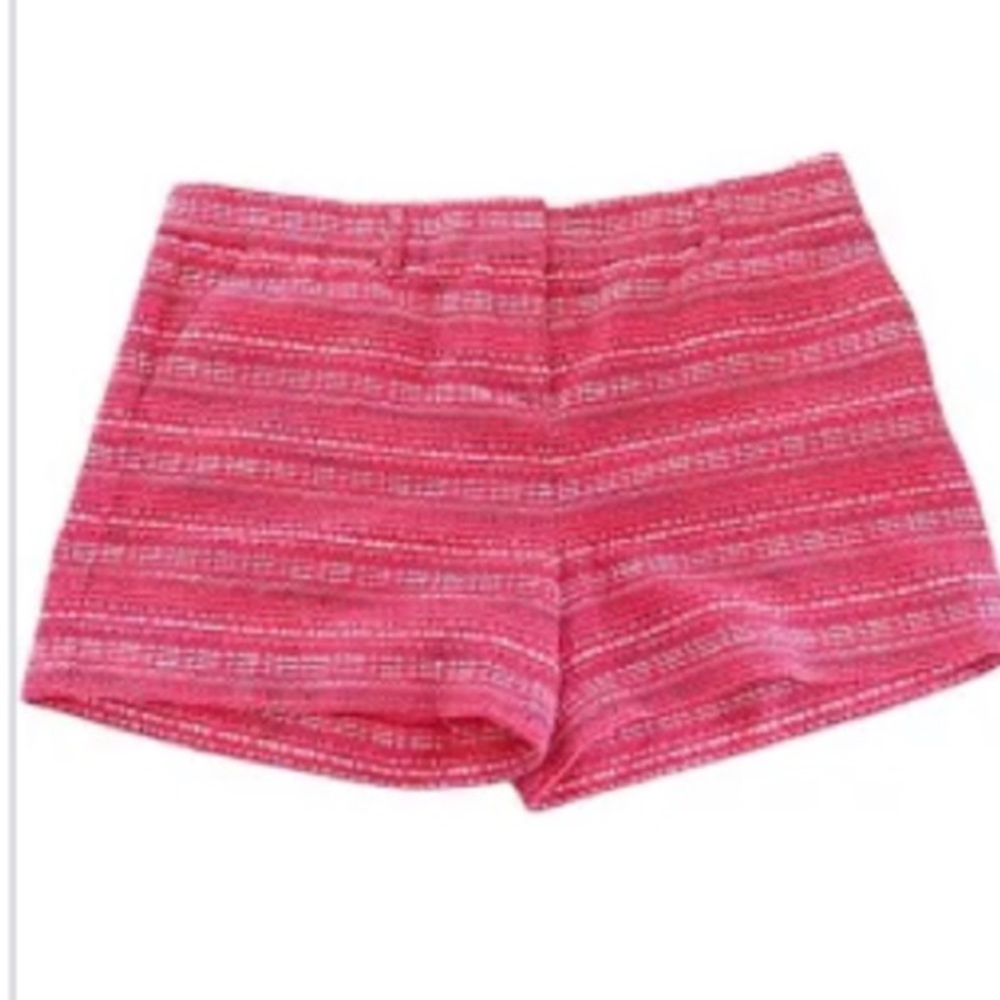 Artisan NY Fuchsia, Blue & White Tweed‎ Shorts Sz 4 - EUC